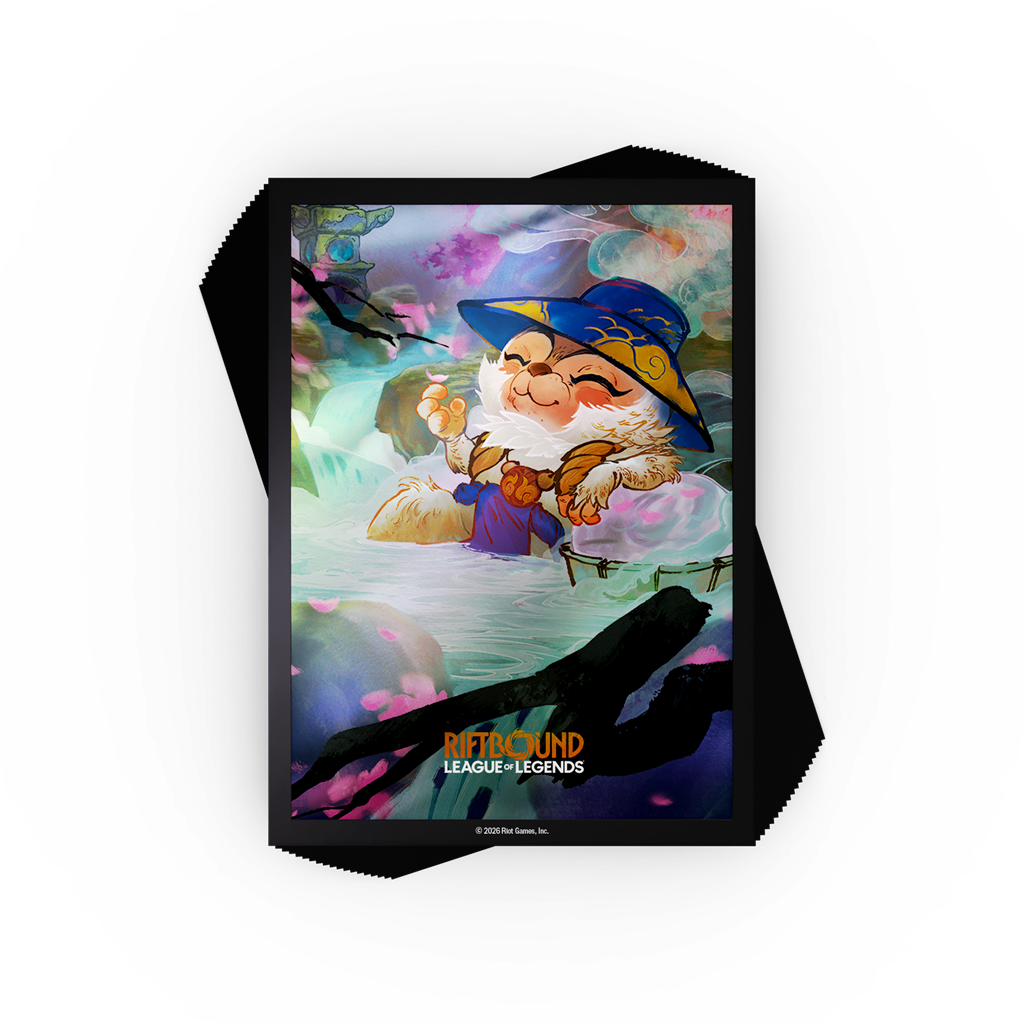 Riftbound League of Legends TCG - Spiritforged - 100pcs Spirit Blossom Teemo Sleeves
