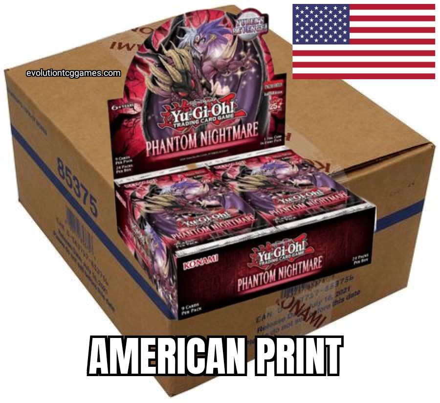 Phantom Nightmare AMERICAN Sealed Case (12x booster boxes) Evolution TCG Phantom Nightmare AMERICAN Sealed Case (12x booster boxes) Evolution TCG