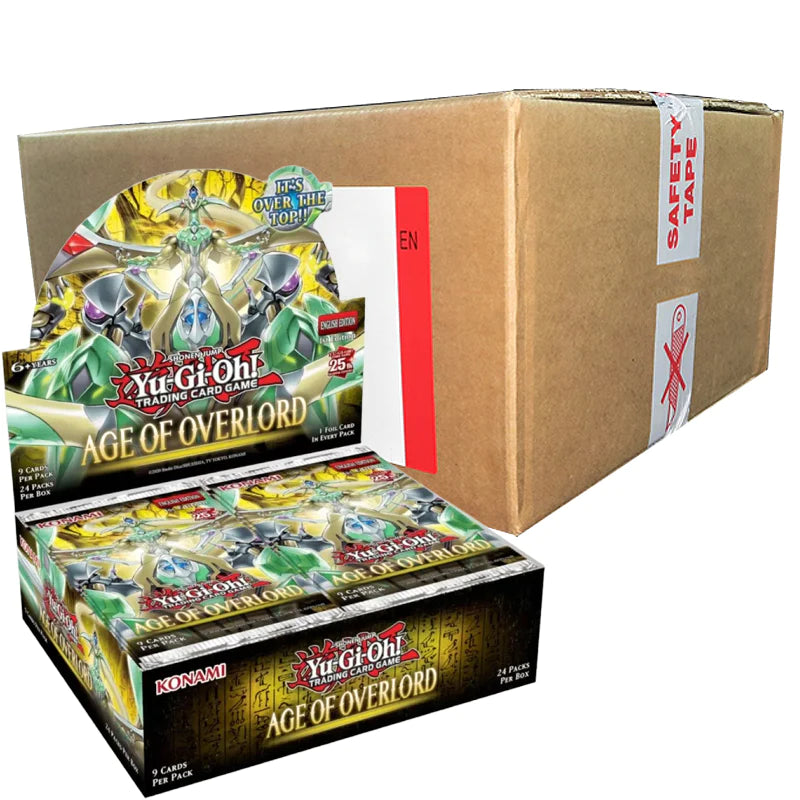 Age of Overlord Sealed Case (12x Booster Boxes) EU English 1st Edition Age of Overlord Sealed Case (12x Booster Boxes) EU English 1st Edition