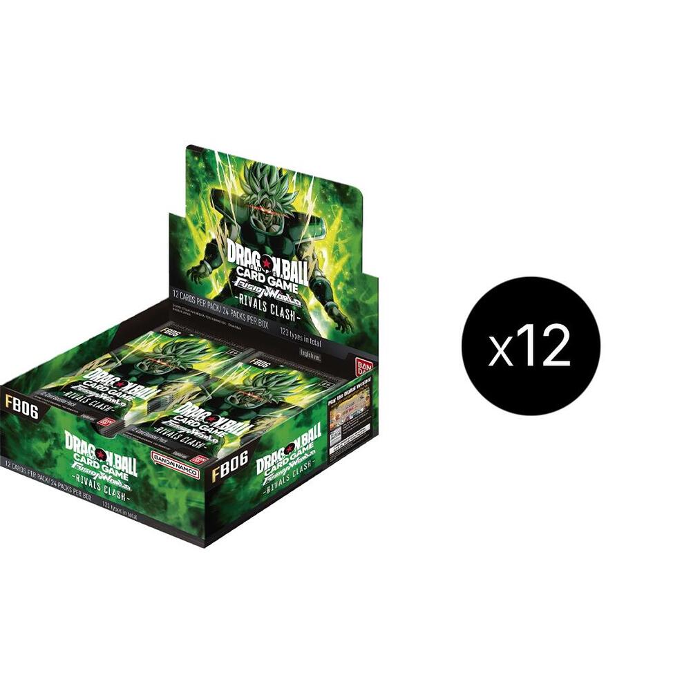 Dragon Ball Super Card Game - Fusion World (FB06) RIVALS CLASH Sealed Case (12x Booster Boxes) English