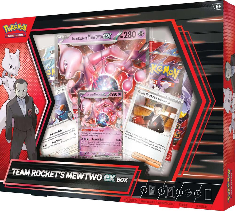Pokmon Team Rocket's Mewtwo ex Box - English Evolution TCG Pokmon Team Rocket's Mewtwo ex Box - English Evolution TCG