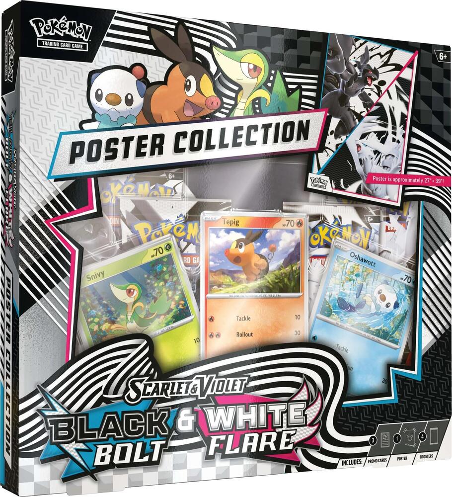 Pokémon Black Bolt & White Flare Unova Poster Collection - English