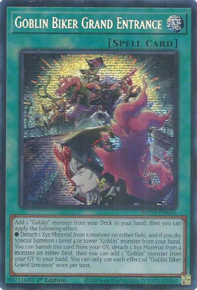 Goblin Biker Grand Entrance 1st Edition MP25 (Prismatic Secret Rare) EU English