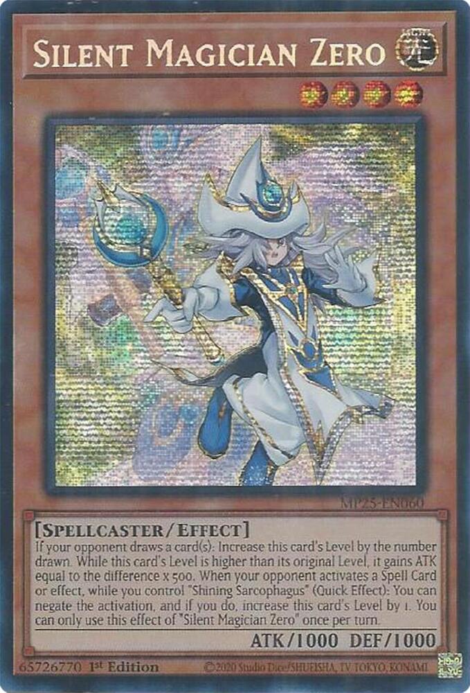 Silent Magician Zero 1st Edition MP25 (Prismatic Secret Rare) EU English