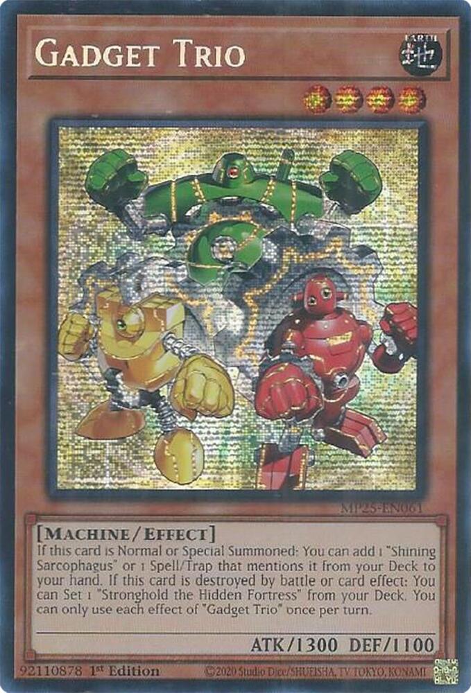 Gadget Trio 1st Edition MP25 (Prismatic Secret Rare) EU English
