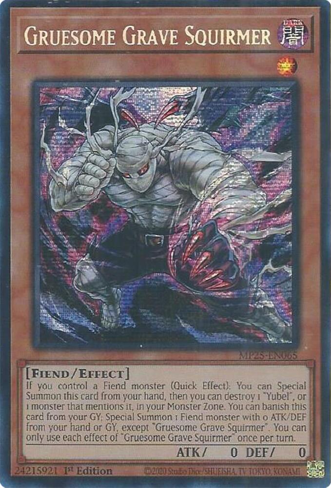 Gruesome Grave Squirmer 1st Edition MP25 (Prismatic Secret Rare) EU English