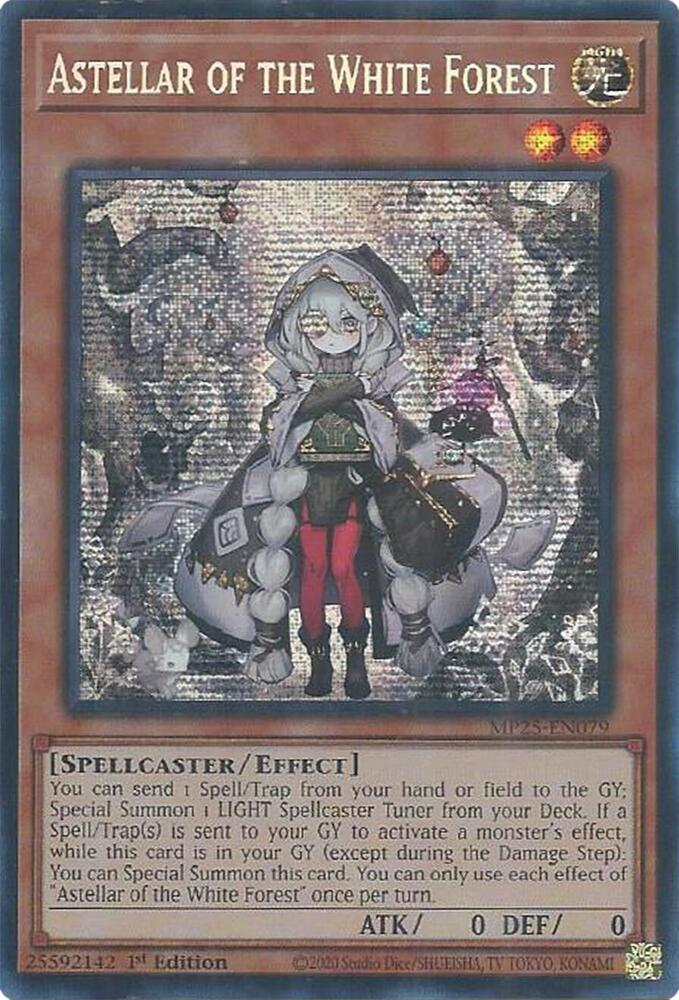 Astellar of the White Forest 1st Edition MP25 (Prismatic Secret Rare) EU English