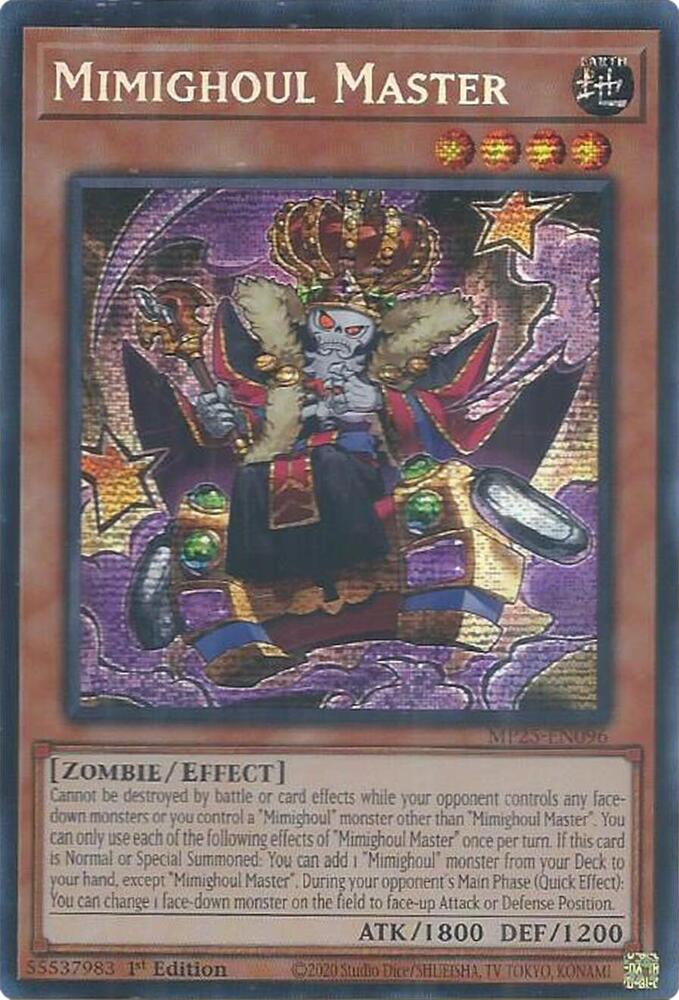 Mimighoul Master 1st Edition MP25 (Prismatic Secret Rare) EU English