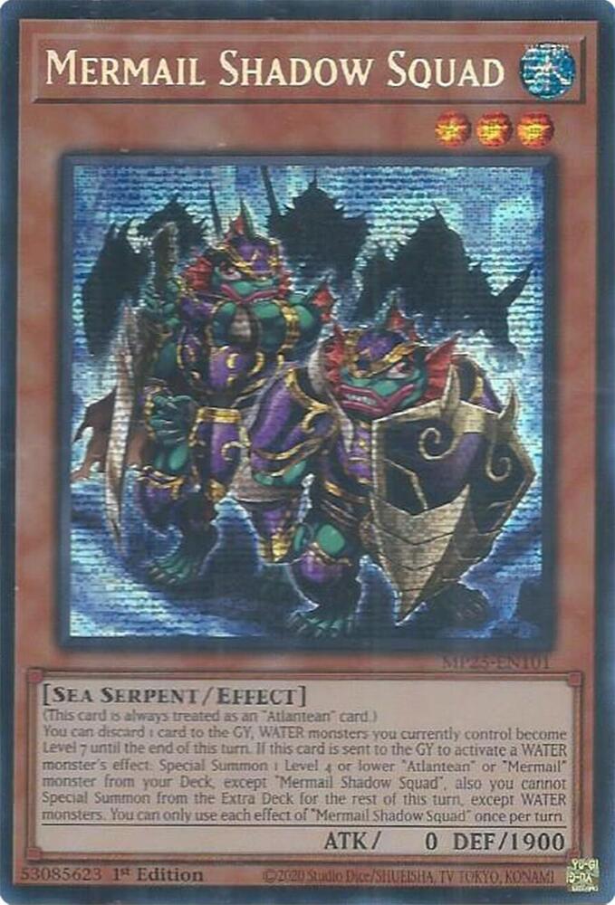 Mermail Shadow Squad 1st Edition MP25 (Prismatic Secret Rare) EU English