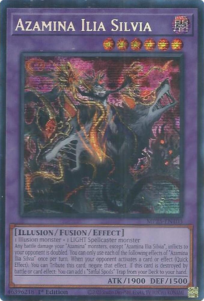 Azamina Ilia Silvia 1st Edition MP25 (Prismatic Secret Rare) EU English