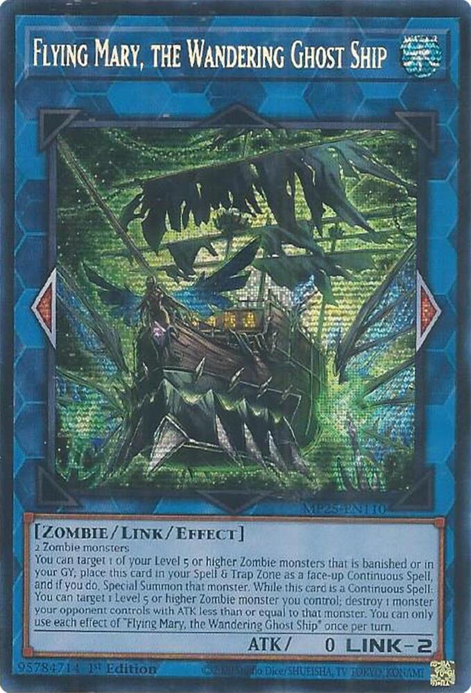 Flying Mary, the Wandering Ghost Ship 1st Edition MP25 (Prismatic Secret Rare) EU English