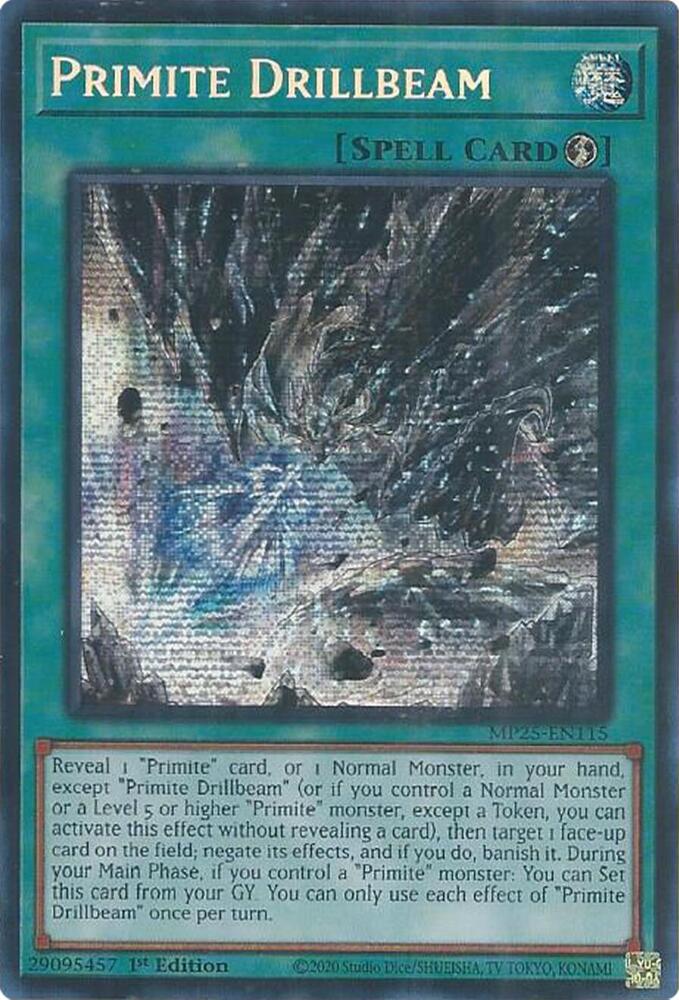 Primite Drillbeam 1st Edition MP25 (Prismatic Secret Rare) EU English