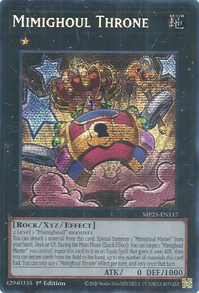 Mimighoul Throne 1st Edition MP25 (Prismatic Secret Rare) EU English
