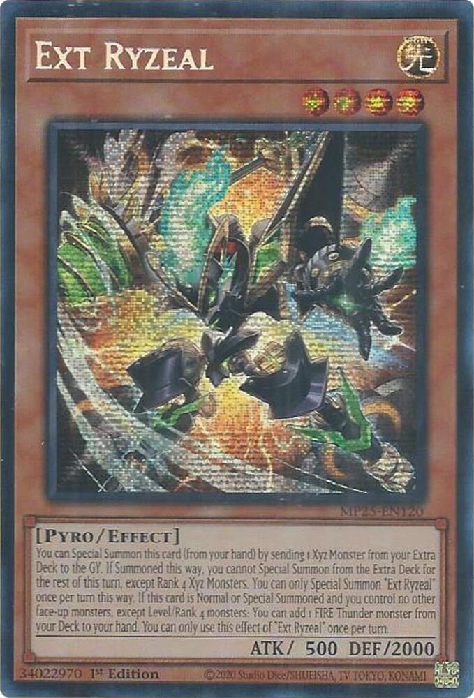 Ext Ryzeal 1st Edition MP25 (Prismatic Secret Rare) EU English