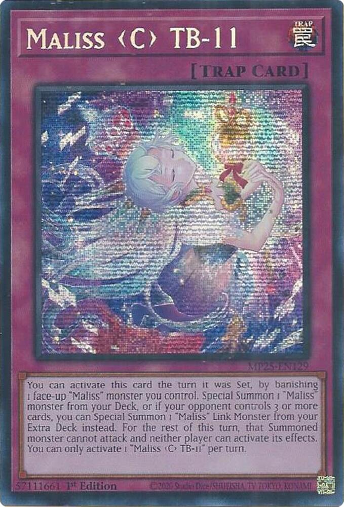 Maliss C TB-11 1st Edition MP25 (Prismatic Secret Rare) EU English
