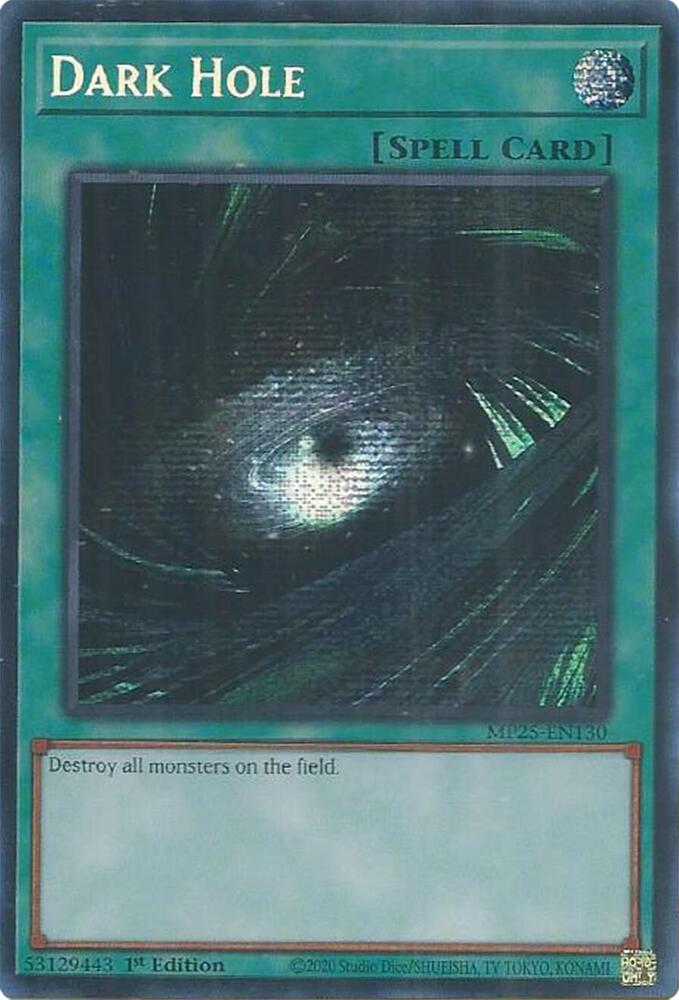 Dark Hole 1st Edition MP25 (Prismatic Secret Rare) EU English