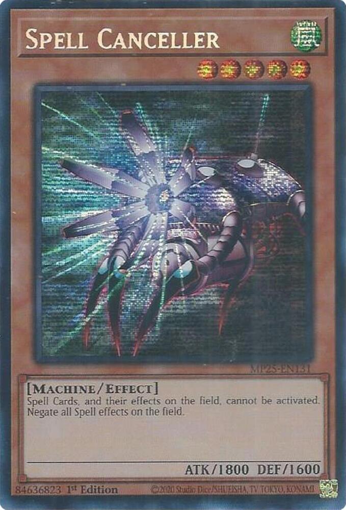 Spell Canceller 1st Edition MP25 (Prismatic Secret Rare) EU English