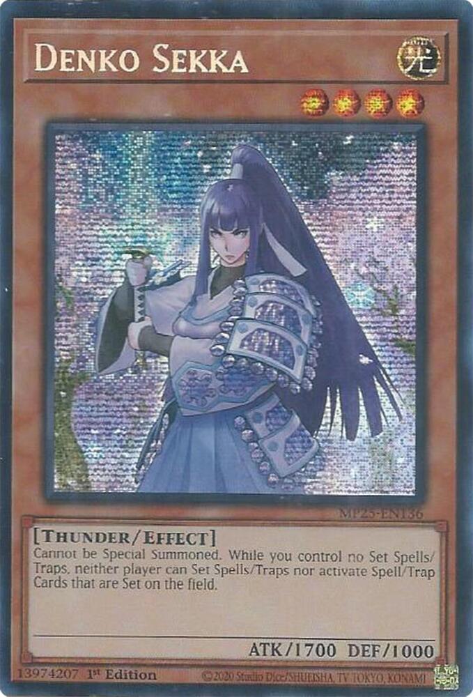 Denko Sekka 1st Edition MP25 (Prismatic Secret Rare) EU English