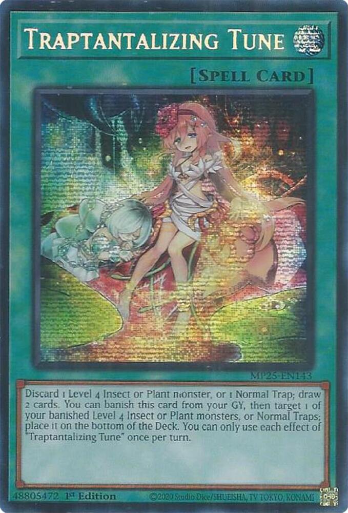Traptantalizing Tune 1st Edition MP25 (Prismatic Secret Rare) EU English