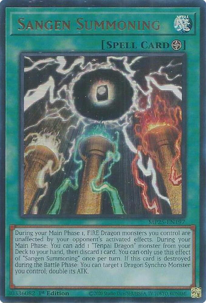 Sangen Summoning 1st Edition MP25 (Ultra Rare) EU English
