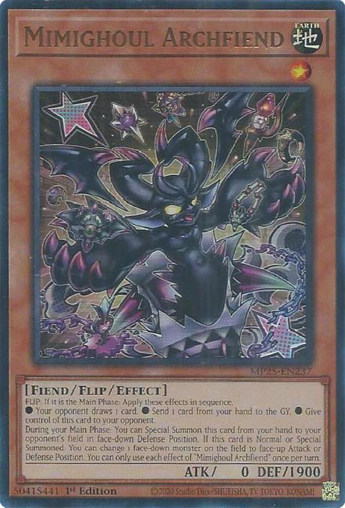 Mimighoul Archfiend 1st Edition MP25 (Ultra Rare) EU English