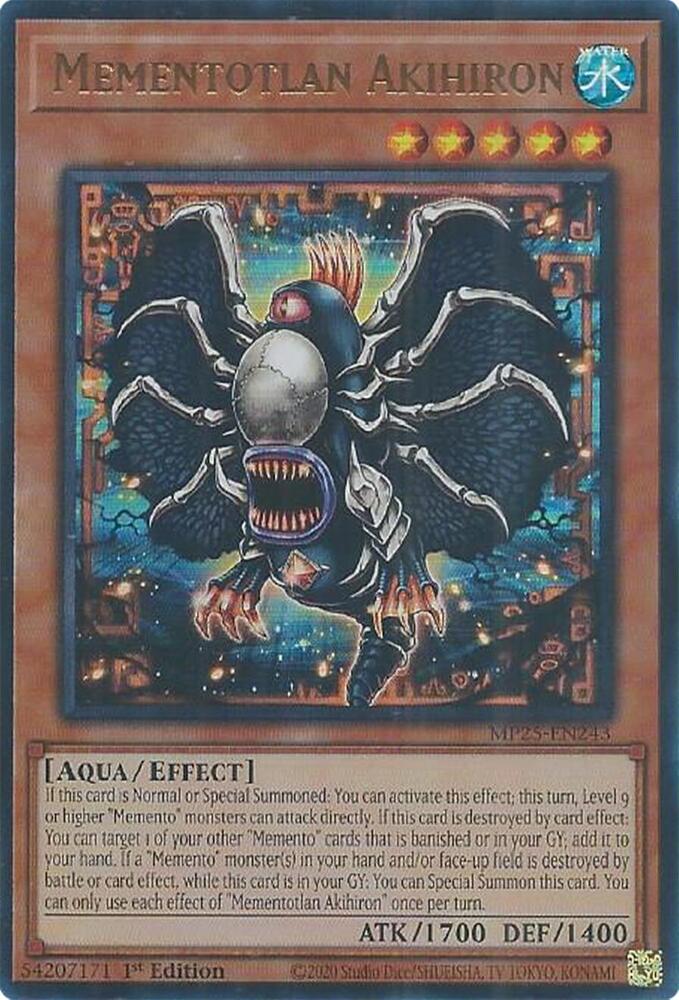 Mementotlan Akihiron 1st Edition MP25 (Ultra Rare) EU English