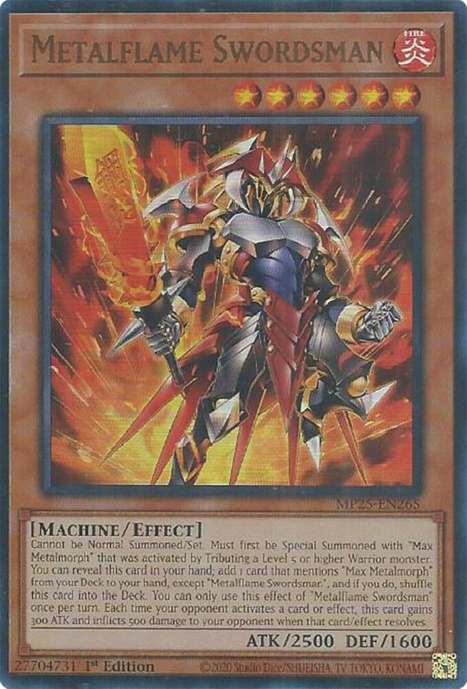 Metalflame Swordsman 1st Edition MP25 (Ultra Rare) EU English