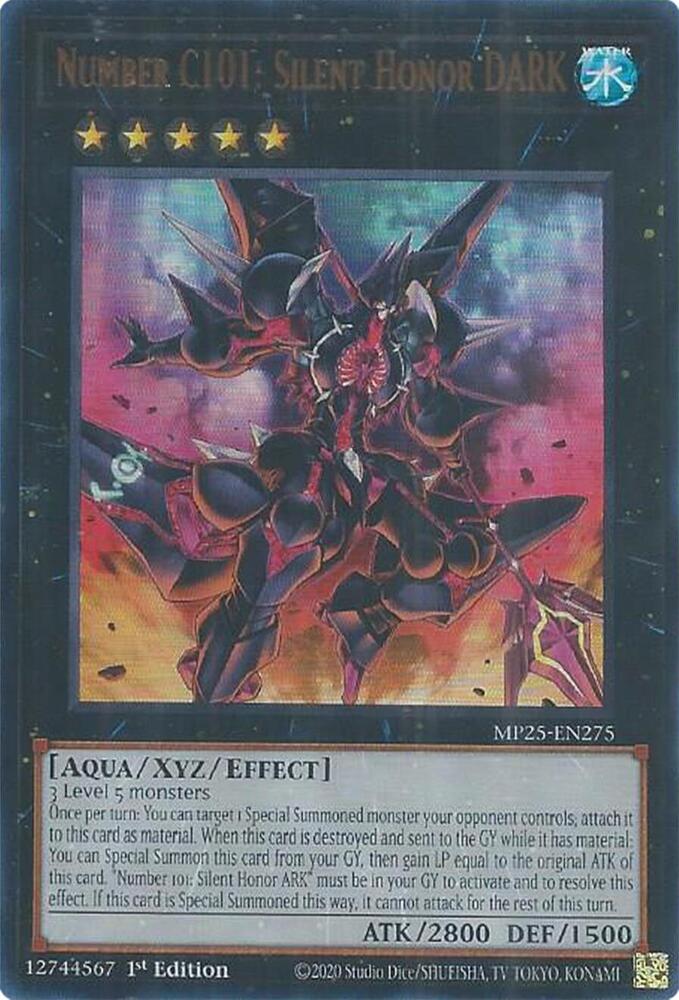 Number C101: Silent Honor DARK 1st Edition MP25 (Ultra Rare) EU English