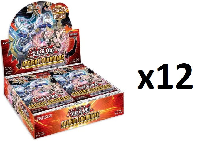 ancient guardians booster box Yu-Gi-Oh! Ancient Guardians Sealed Case (12x Booster Boxes) EU English – Evolution TCG