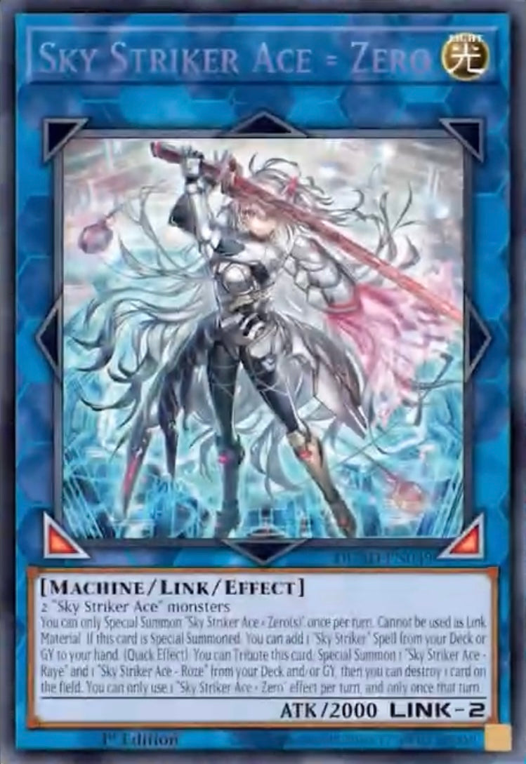 Sky Striker Ace = Zero 1st Edition DUAD (Starlight Rare) EU English
