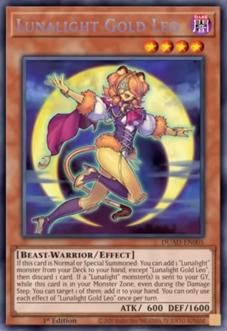 Lunalight Gold Leo 1st Edition DUAD (Starlight Rare) EU English