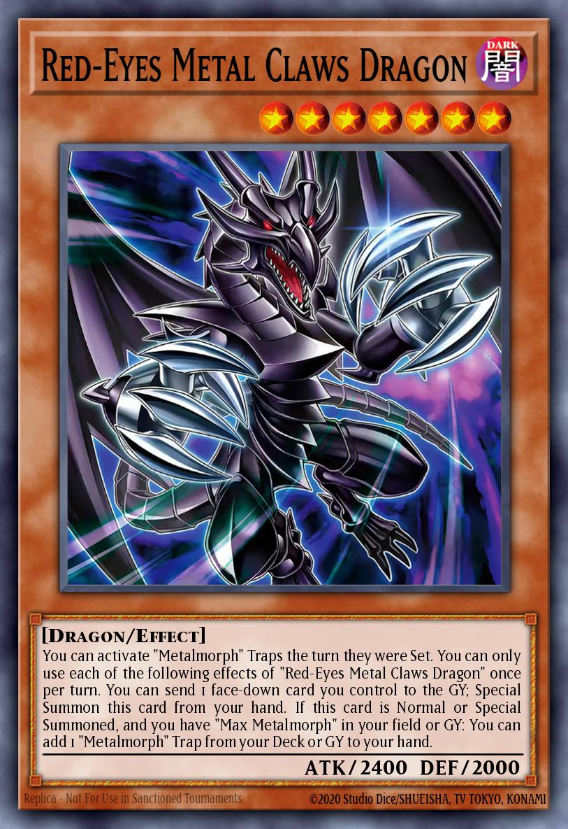Red-Eyes Metal Claws Dragon 1st Edition ALIN (Super Rare) EU English