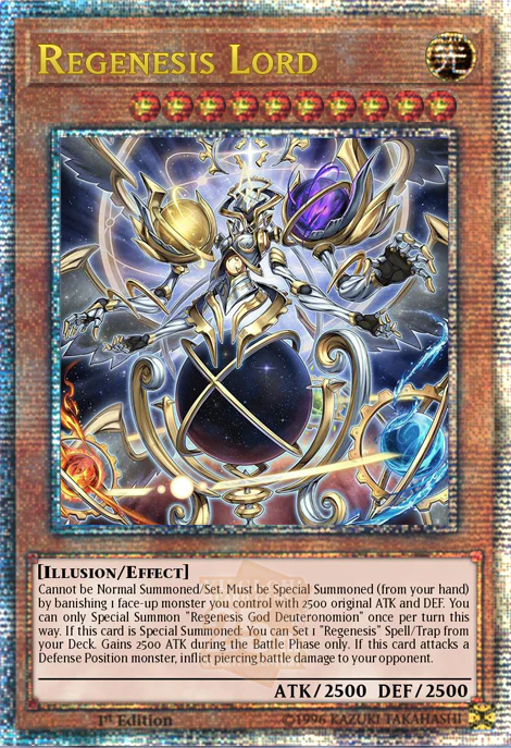Regenesis Lord 1st Edition ALIN (Quarter Century Secret Rare) EU English