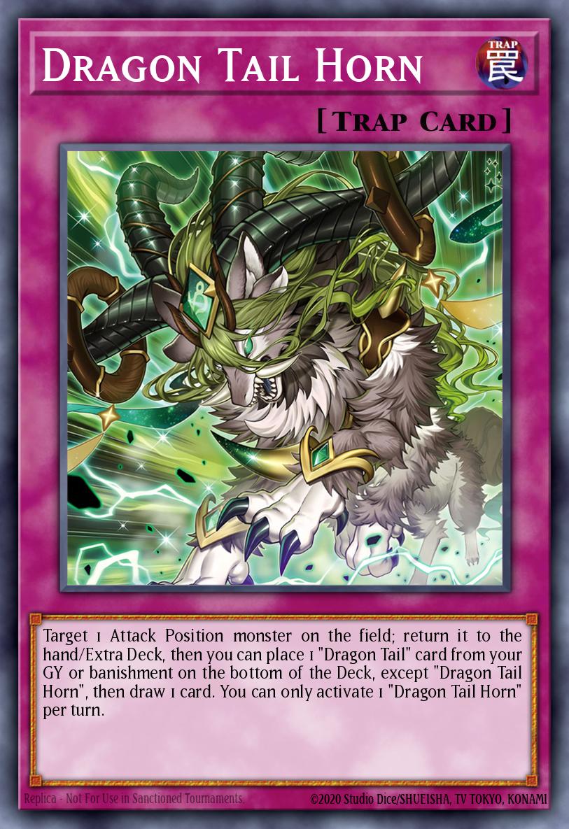 Dracotail Horn 1st Edition JUSH (Super Rare) EU English