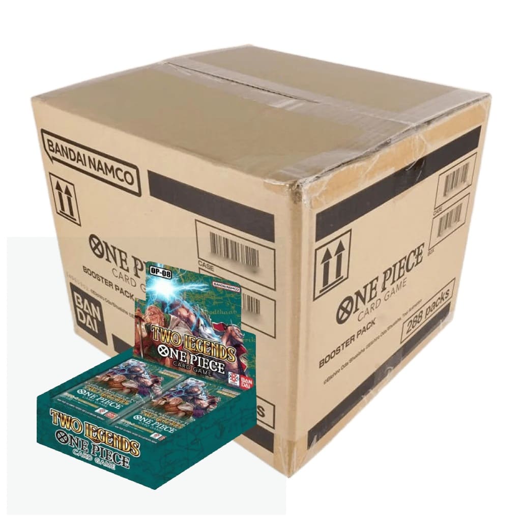 One Piece OP08 Two Legends English Sealed Case (12x Booster Boxes) One Piece OP08 Two Legends English Sealed Case (12x Booster Boxes)