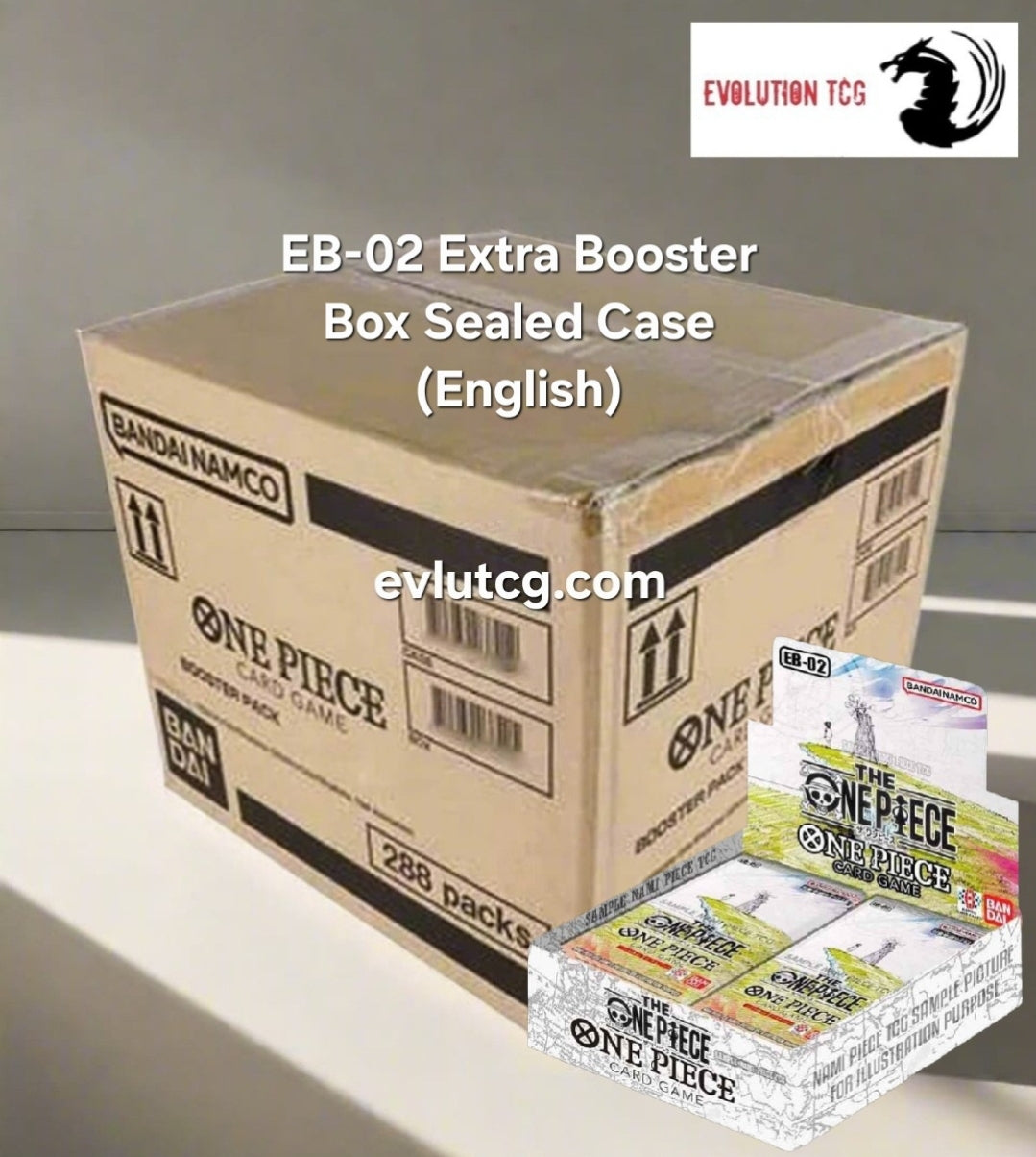 One Piece Card Game EB02 Extra Booster Anime 25th Collection (12x Booster Boxes) Sealed Case (English)