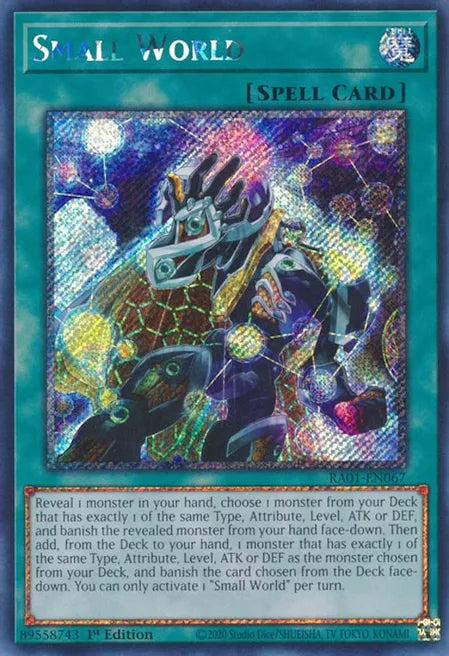 Small World RA01 Platinum Secret Rare US Print