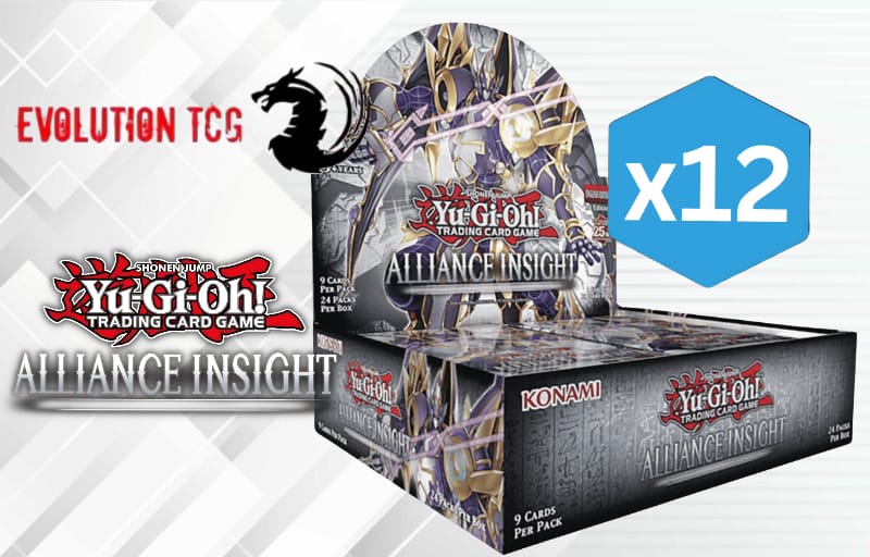 Yu-Gi-Oh! Alliance Insight Sealed Case (12x booster boxes) EU English Evolution TCG Yu-Gi-Oh! Alliance Insight Sealed Case (12x booster boxes) EU English Evolution TCG