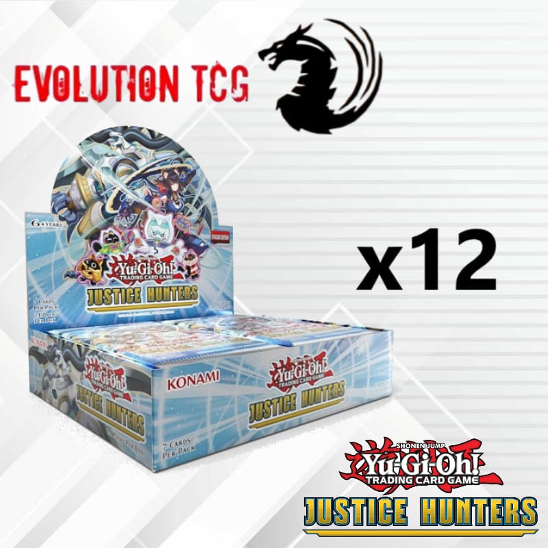 Yu-Gi-Oh! Justice Hunters Sealed Case (12x booster boxes) EU English Preorder