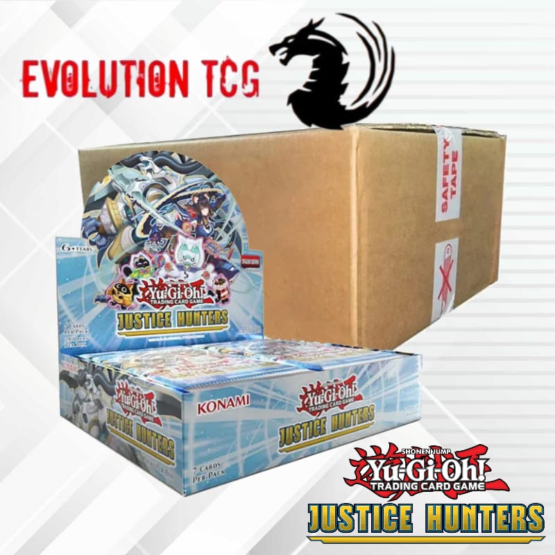 Yu-Gi-Oh! Justice Hunters Sealed Case (12x booster boxes) EU English Yu-Gi-Oh! Justice Hunters Sealed Case (12x booster boxes) EU English