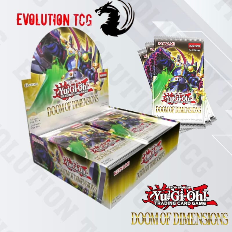 Yu-Gi-Oh! Doom of Dimensions Booster Box EU English Evolution TCG Yu-Gi-Oh! Doom of Dimensions Booster Box EU English Evolution TCG