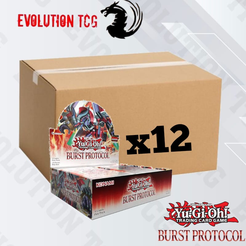 Yu-Gi-Oh! Burst Protocol Sealed Case (12x booster boxes) EU English Yu-Gi-Oh! Burst Protocol Sealed Case (12x booster boxes) EU English