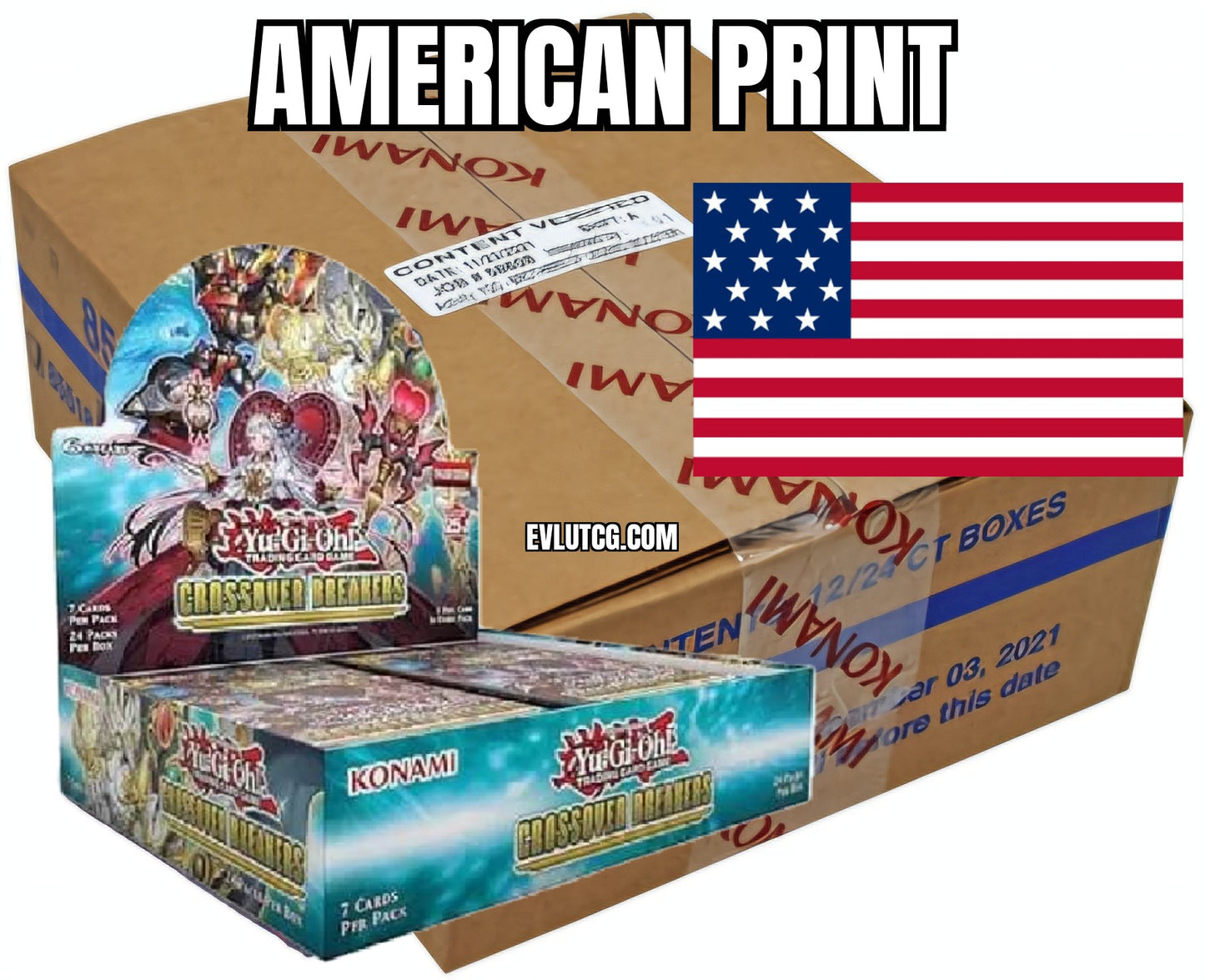 Crossover Breakers Sealed Case (12x booster boxes) American Print Pre-Order (No import tax for EU countries)