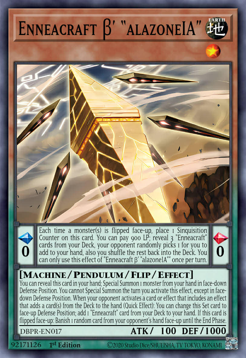 Deftero Enneacraft - “alazonelA” 1st Edition PHRE (Rare) EU English