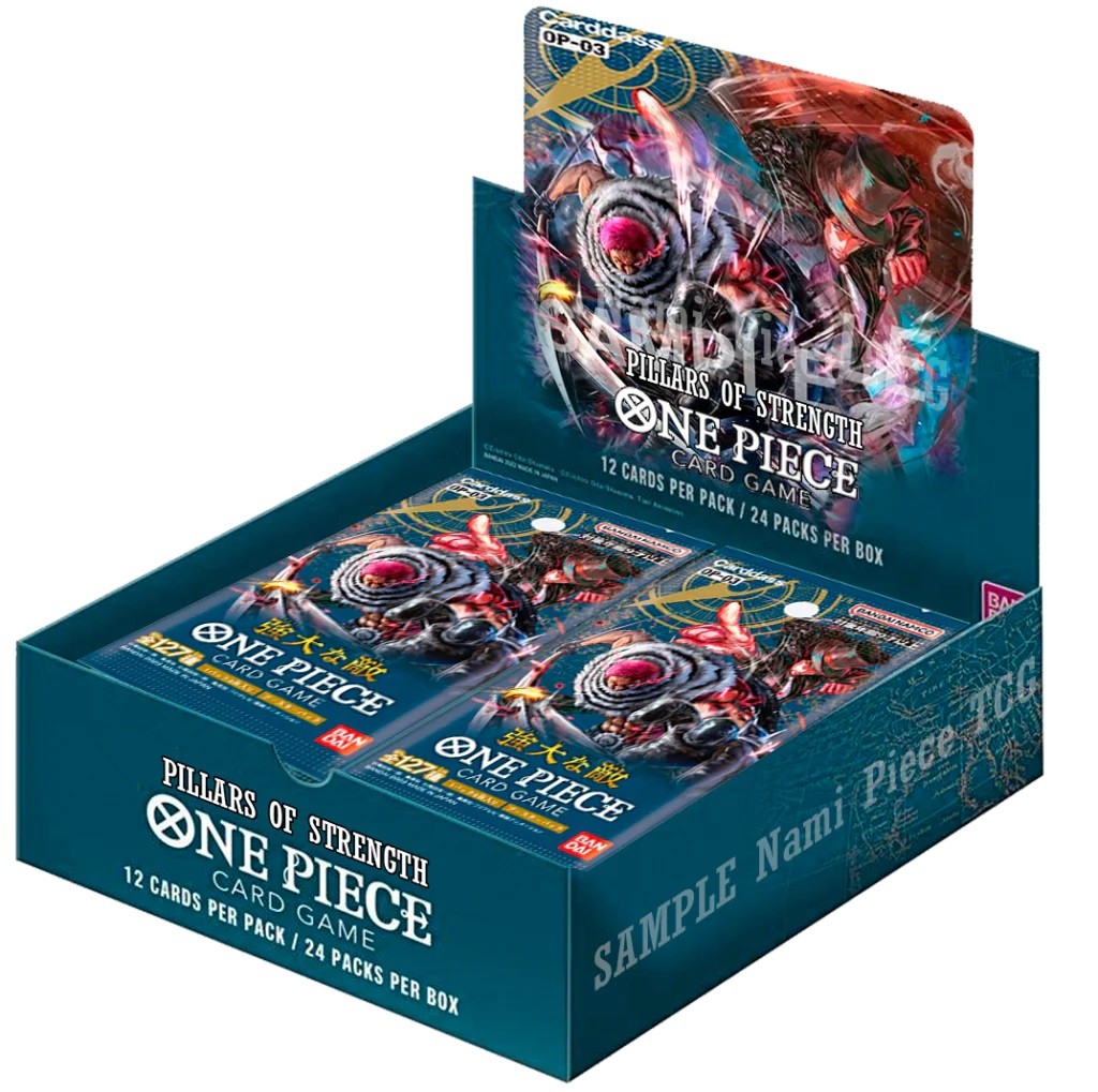 One Piece Card Game - Pillars of Strength OP03 - Booster Box (English) Evolution TCG One Piece Card Game - Pillars of Strength OP03 - Booster Box (English) Evolution TCG