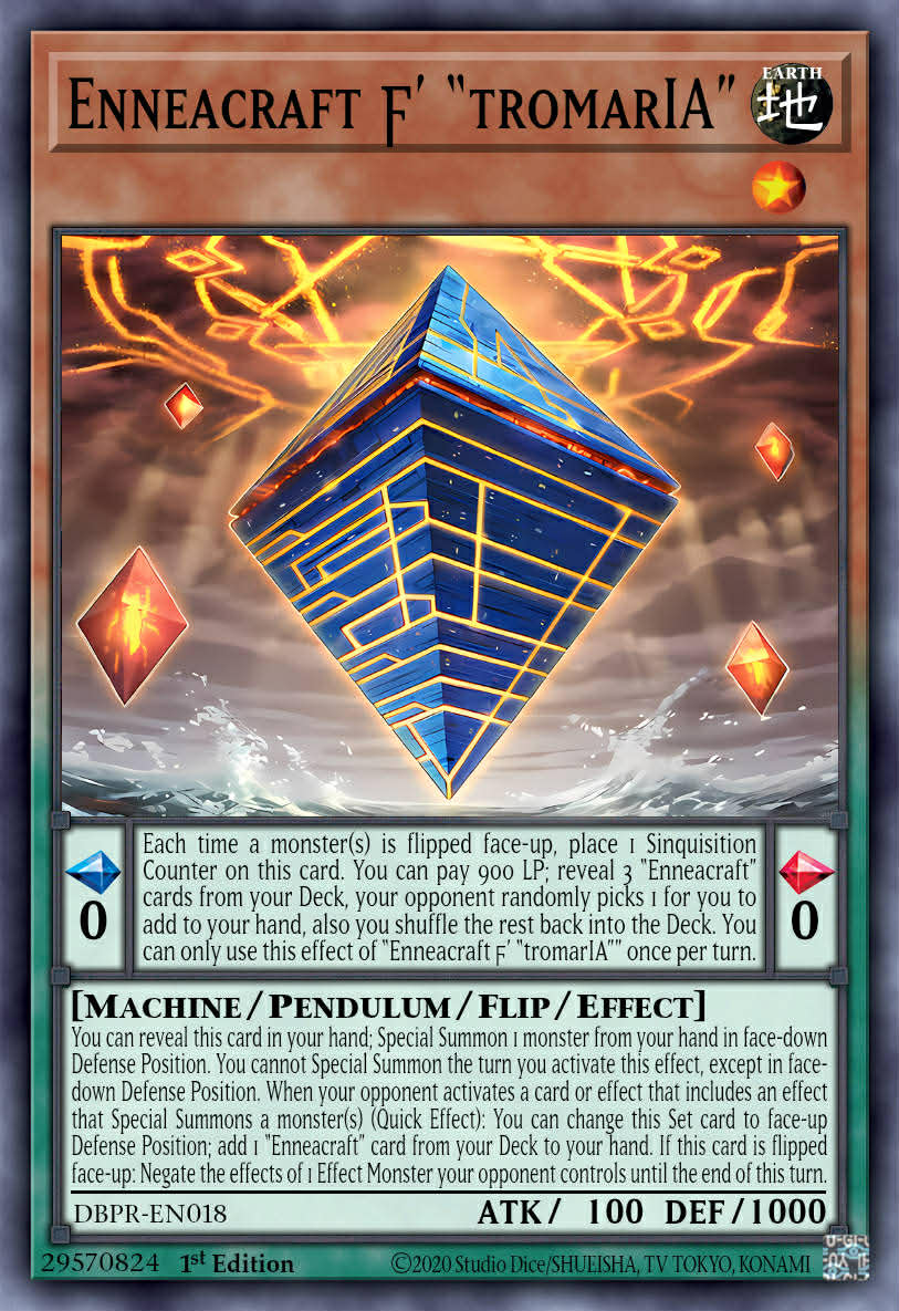 Ekto Enneacraft - “tromarIA" 1st Edition PHRE (Super Rare) EU English