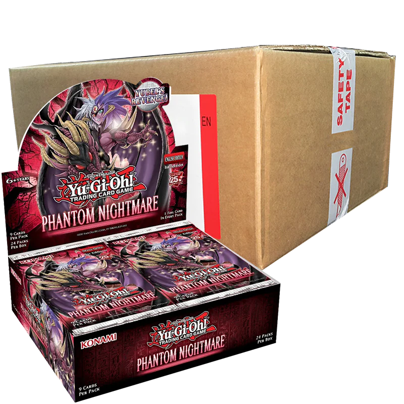 Phantom Nightmare 1st Edition EU English Sealed Case (12x Booster Boxes) Phantom Nightmare 1st Edition EU English Sealed Case (12x Booster Boxes)