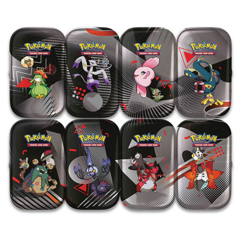 Pokémon Black Bolt & White Flare: Unova - Mini Tin Display (8 Tins) - English