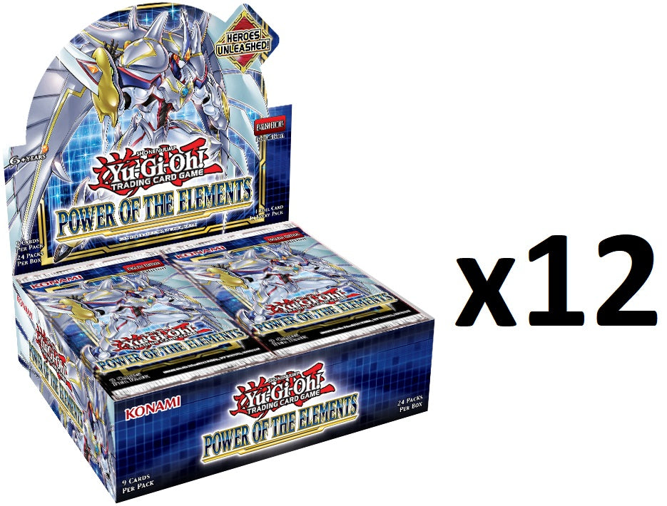 Power Of The Elements Sealed Case (12x Booster Boxes) EU English 1st Edition