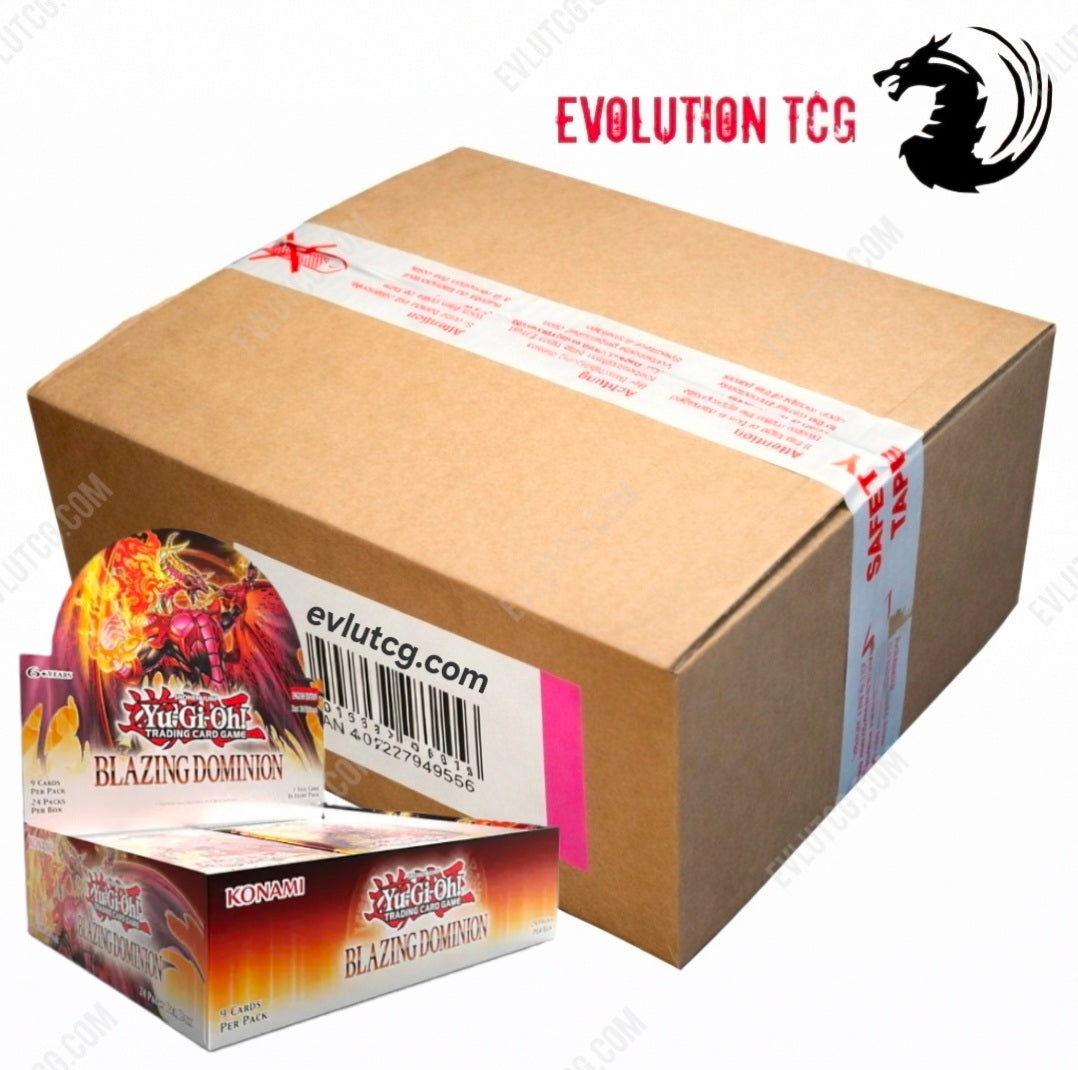BLAZING DOMINION 未開封シュリンク付き　２ボックス Yu-Gi-Oh! Blazing Dominion Sealed Case (12x booster boxes) EU